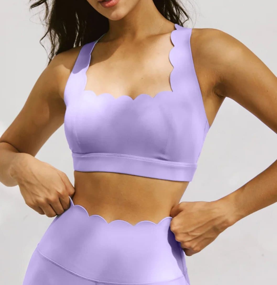 Top Ola Tirantes, color lila
